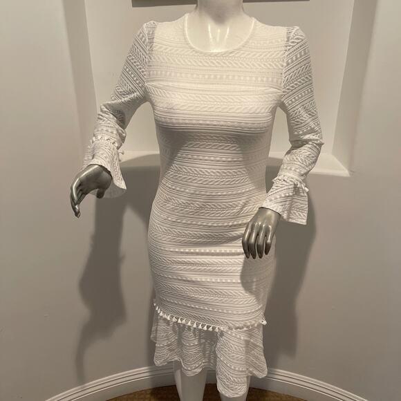 SHILLA THE LABEL Status Line-Lace Midi Dress XL - Picture 11 of 12